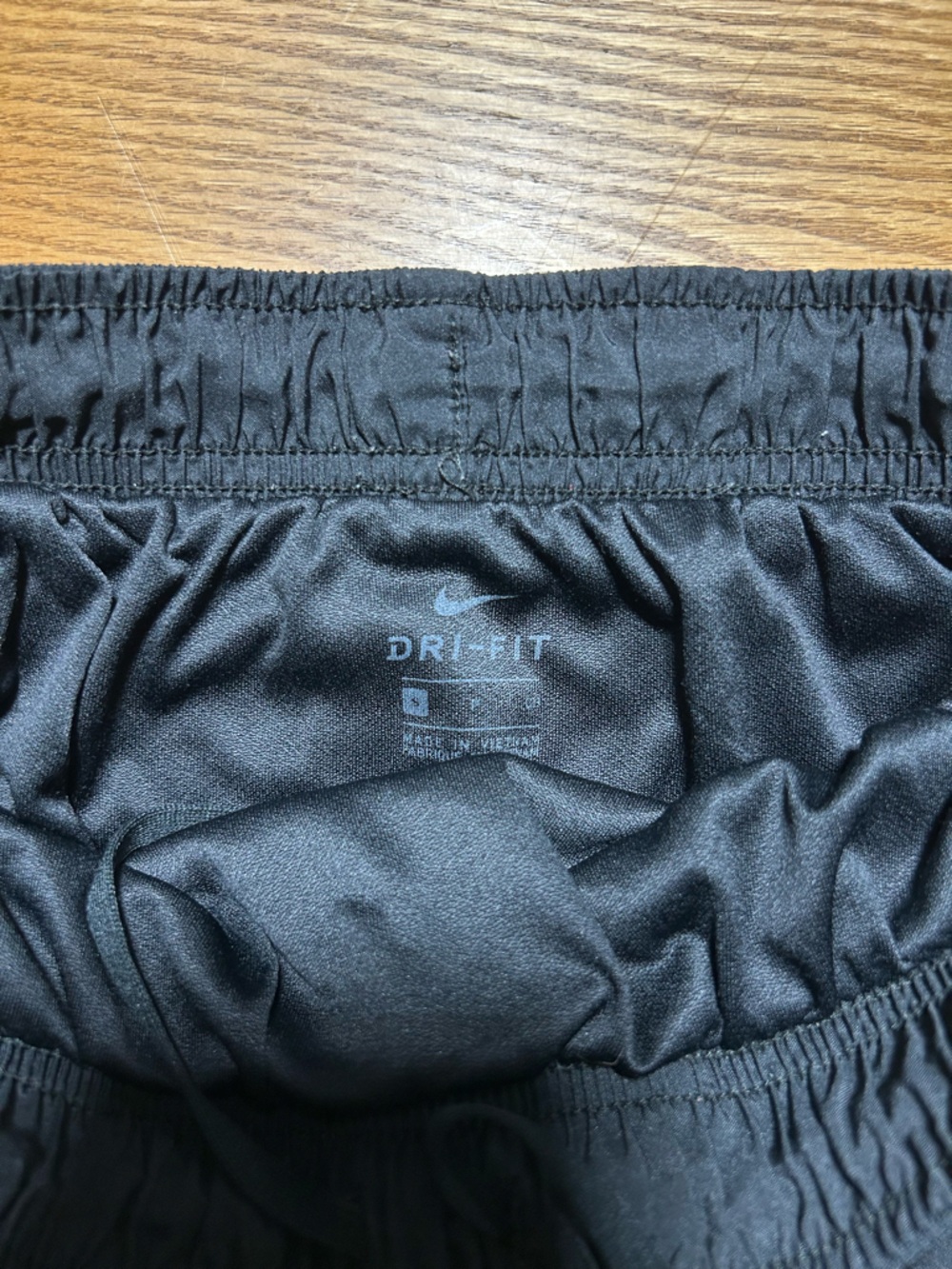 Nike Black Women's Running Shorts with White Trim Size Small - Picture 2 of 4